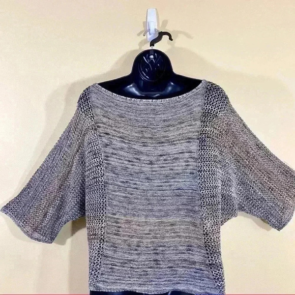 212 New York Gray Half Sleeve Pullover Sweater - Picture 8 of 12